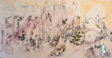 Original Figurative Landscape Drawings by Patrick O'Callaghan