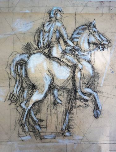 Print of Fine Art Horse Drawings by Patrick O'Callaghan