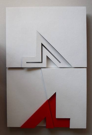 Original Geometric Paintings by BENSASSON Roger