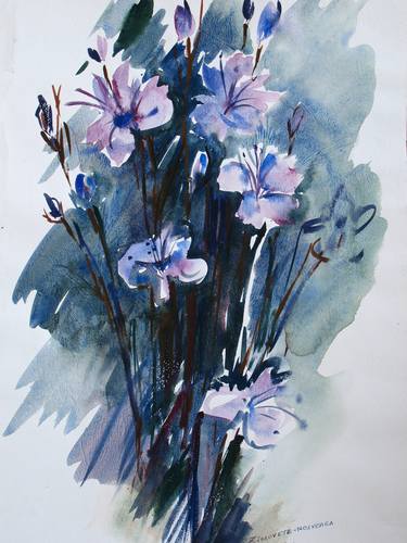 Print of Illustration Floral Paintings by Elena Zimovets