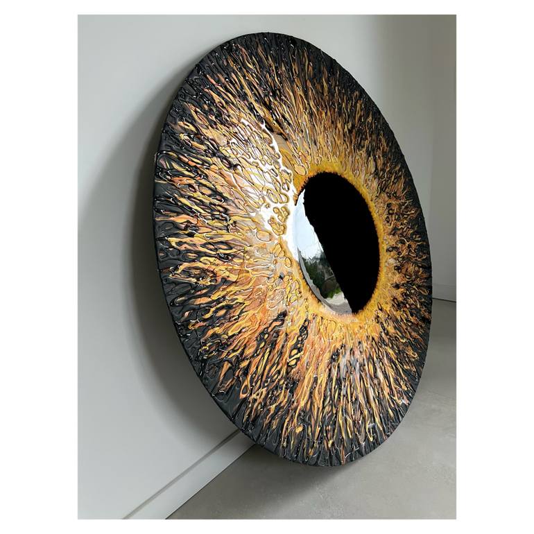 Original Abstract Expressionism Abstract Painting by Marjan Fahimi