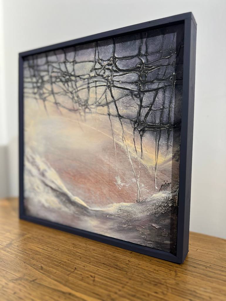 Original Abstract Landscape Painting by Marjan Fahimi