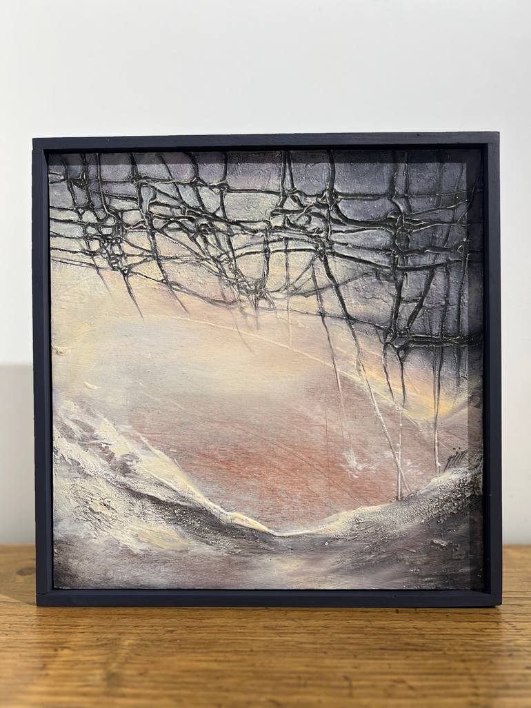 Original Abstract Landscape Painting by Marjan Fahimi