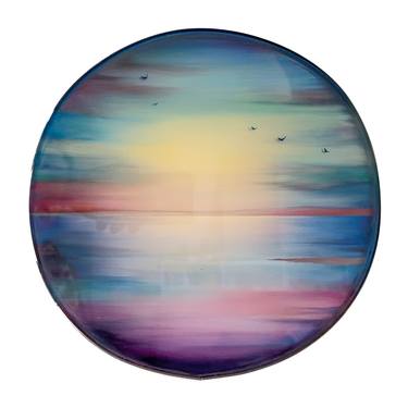 Original Abstract Seascape Painting by Marjan Fahimi