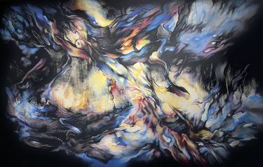 Original Abstract Painting by Marjan Fahimi