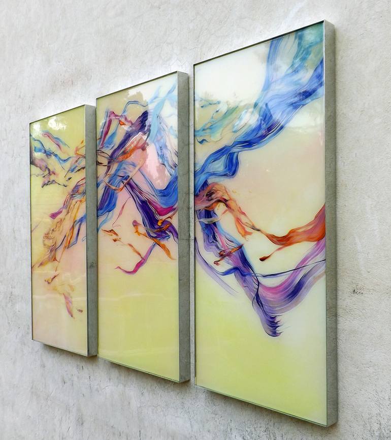 Original Abstract Painting by Marjan Fahimi