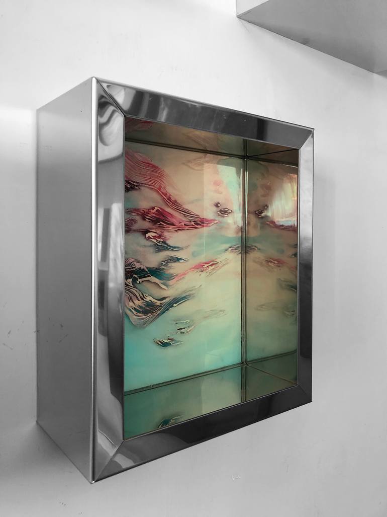 Original Abstract Expressionism Abstract Sculpture by Marjan Fahimi