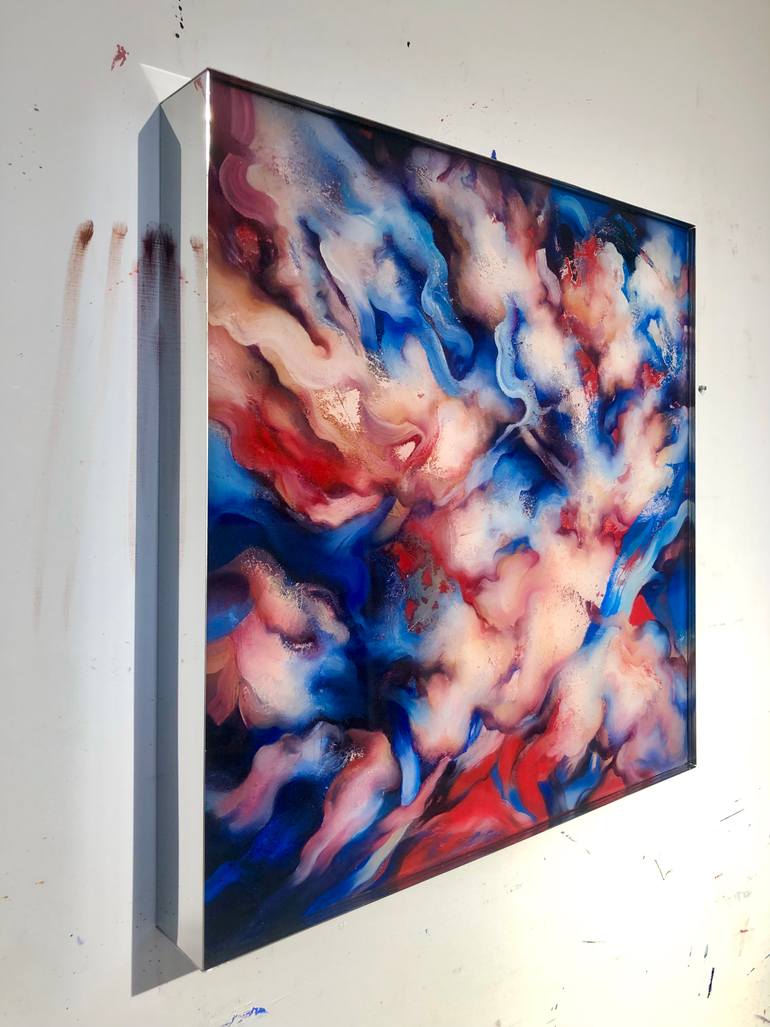 Original Abstract Expressionism Abstract Painting by Marjan Fahimi