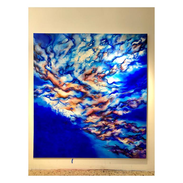 Original Abstract Painting by Marjan Fahimi
