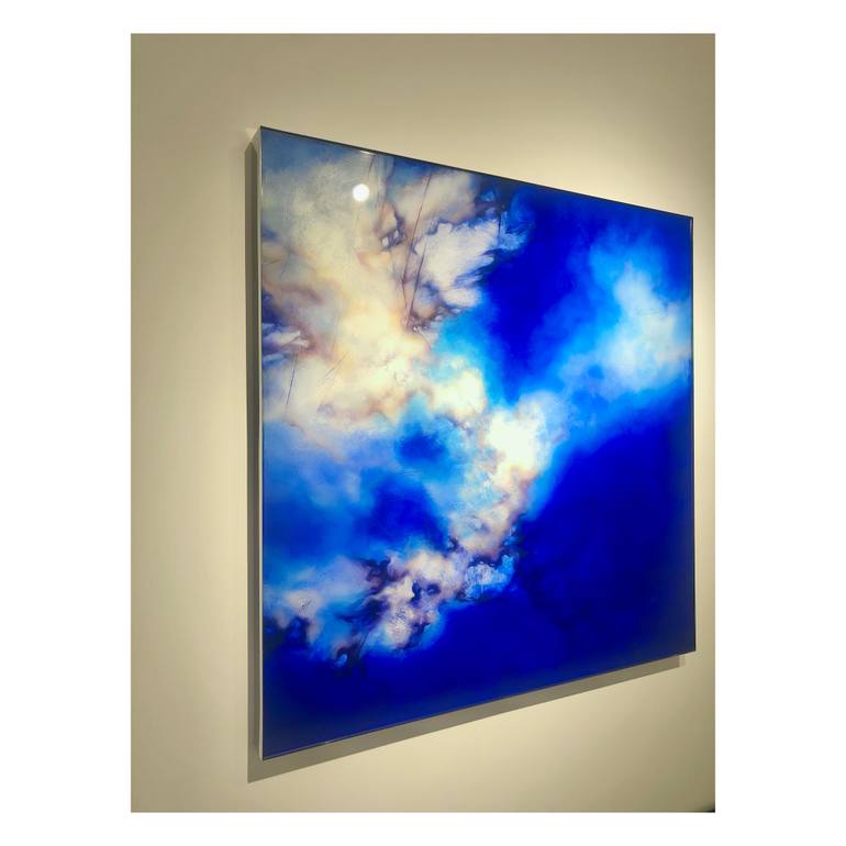 Original Abstract Expressionism Abstract Painting by Marjan Fahimi