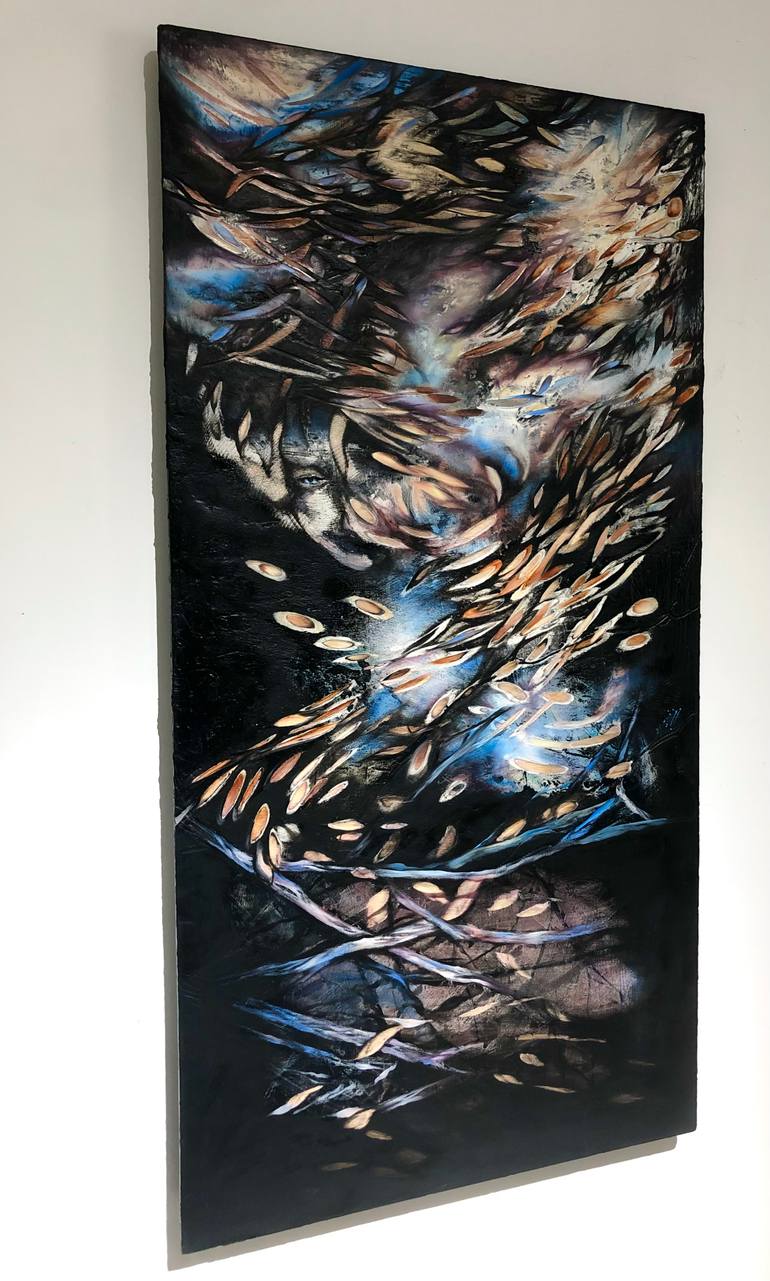 Original Abstract Nature Painting by Marjan Fahimi