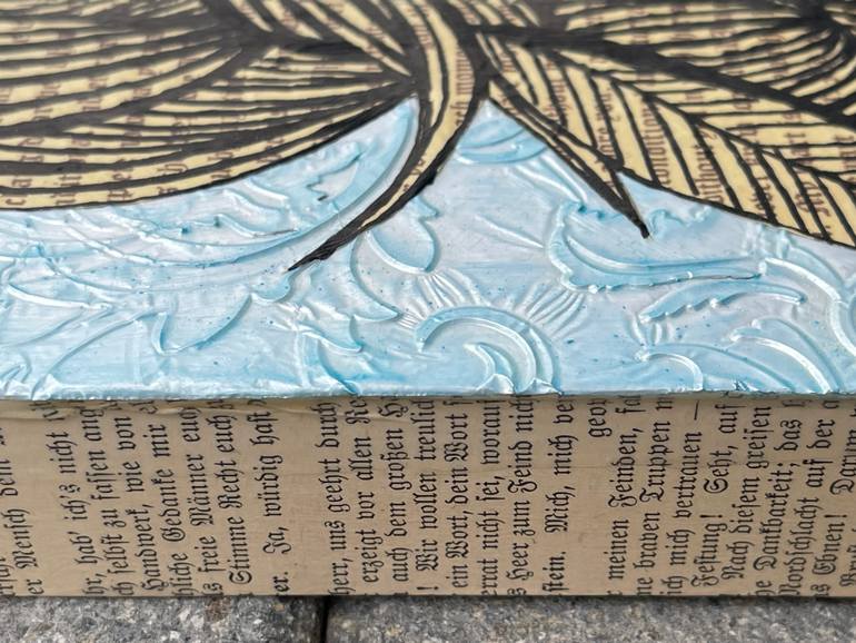 Original Art Deco People Mixed Media by Martina Niederhauser-Landtwing