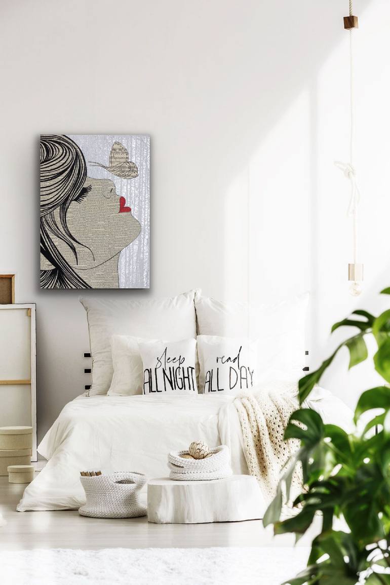 Original Figurative Women Painting by Martina Niederhauser-Landtwing