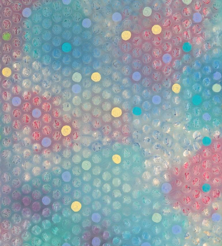 Original Abstract Patterns Painting by Martina Niederhauser-Landtwing