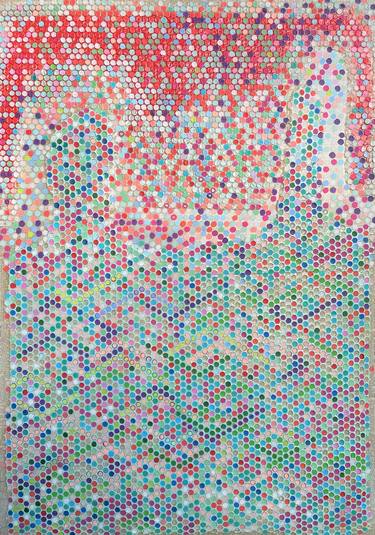 Original Abstract Patterns Paintings by Martina Niederhauser-Landtwing