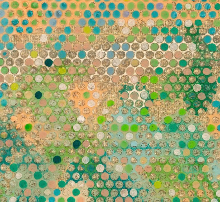 Original Abstract Patterns Painting by Martina Niederhauser-Landtwing