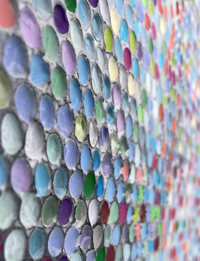 Original Abstract Patterns Painting by Martina Niederhauser-Landtwing