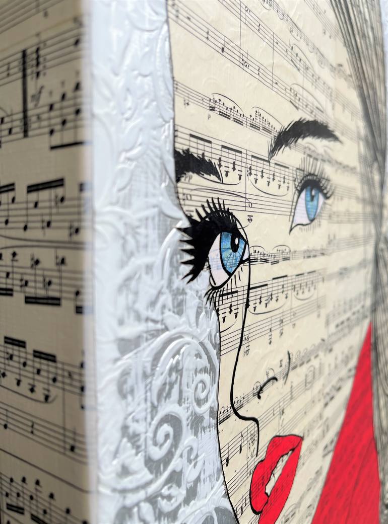 Original Figurative People Painting by Martina Niederhauser-Landtwing