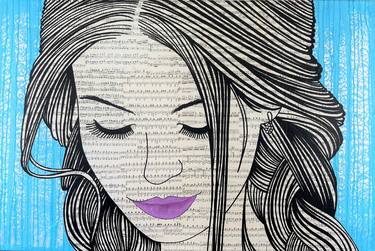 Original Pop Art Portrait Paintings by Martina Niederhauser-Landtwing