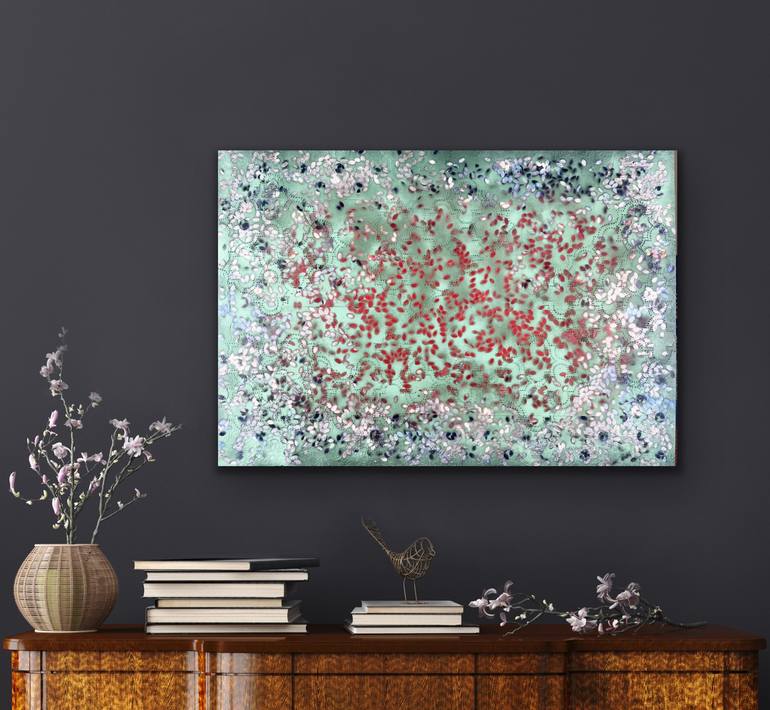 Original Abstract Painting by Martina Niederhauser-Landtwing