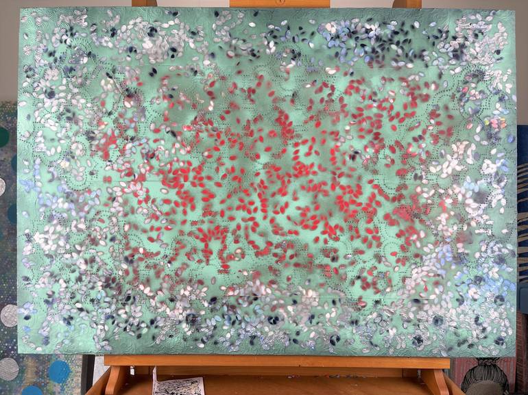 Original Abstract Painting by Martina Niederhauser-Landtwing