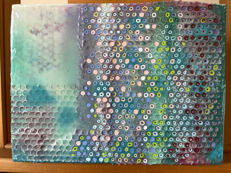 Original Minimalism Abstract Painting by Martina Niederhauser-Landtwing
