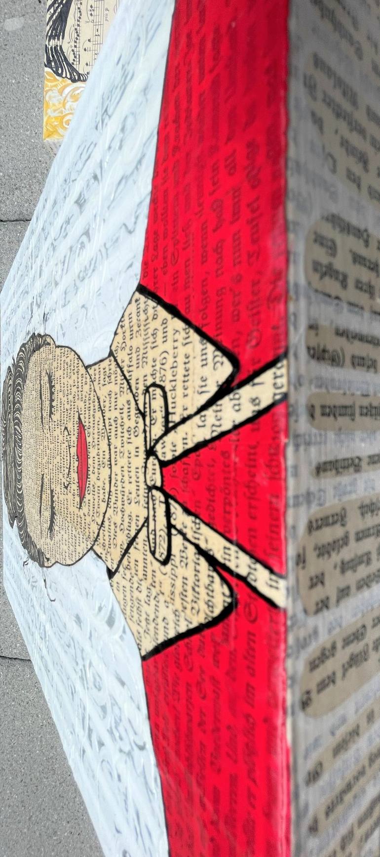 Original Expressionism People Painting by Martina Niederhauser-Landtwing