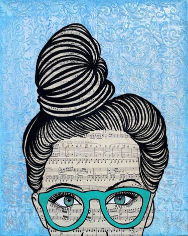 Original Pop Art Portrait Paintings by Martina Niederhauser-Landtwing