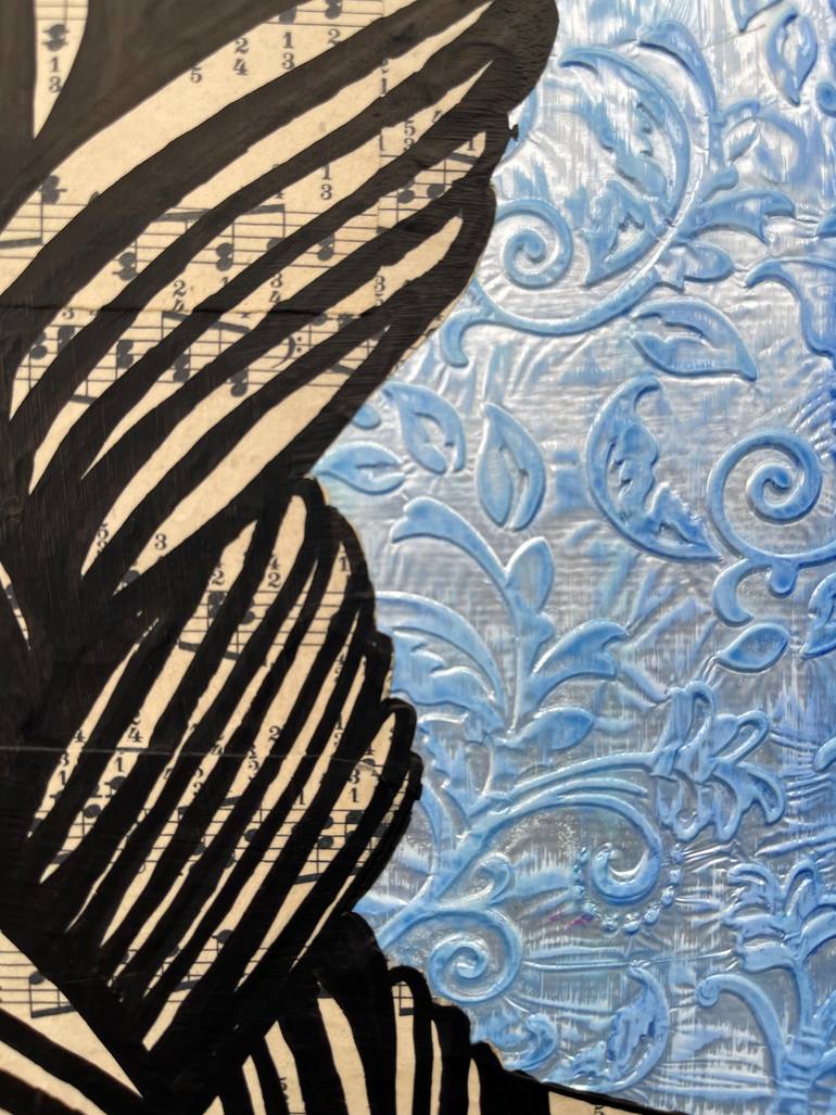 Original Pop Art People Painting by Martina Niederhauser-Landtwing