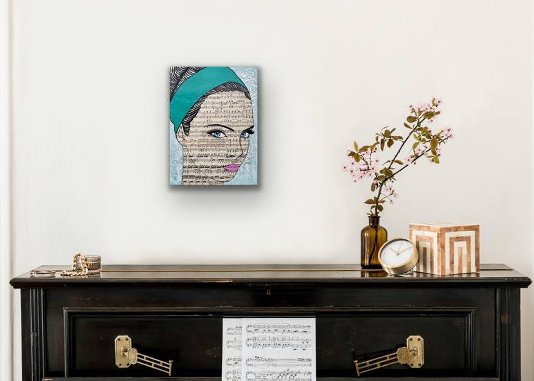 Original Portraiture People Painting by Martina Niederhauser-Landtwing