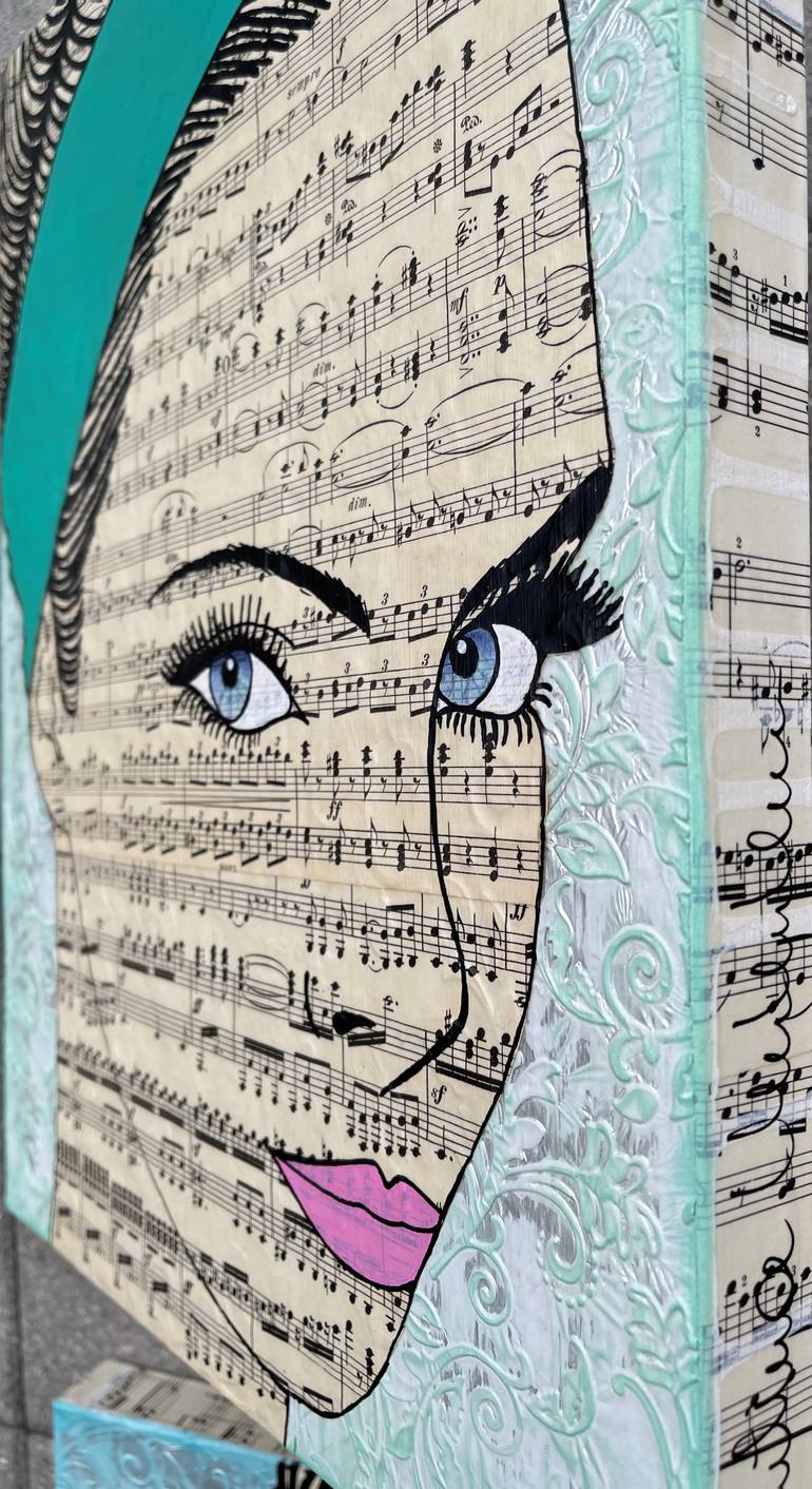 Original Portraiture People Painting by Martina Niederhauser-Landtwing