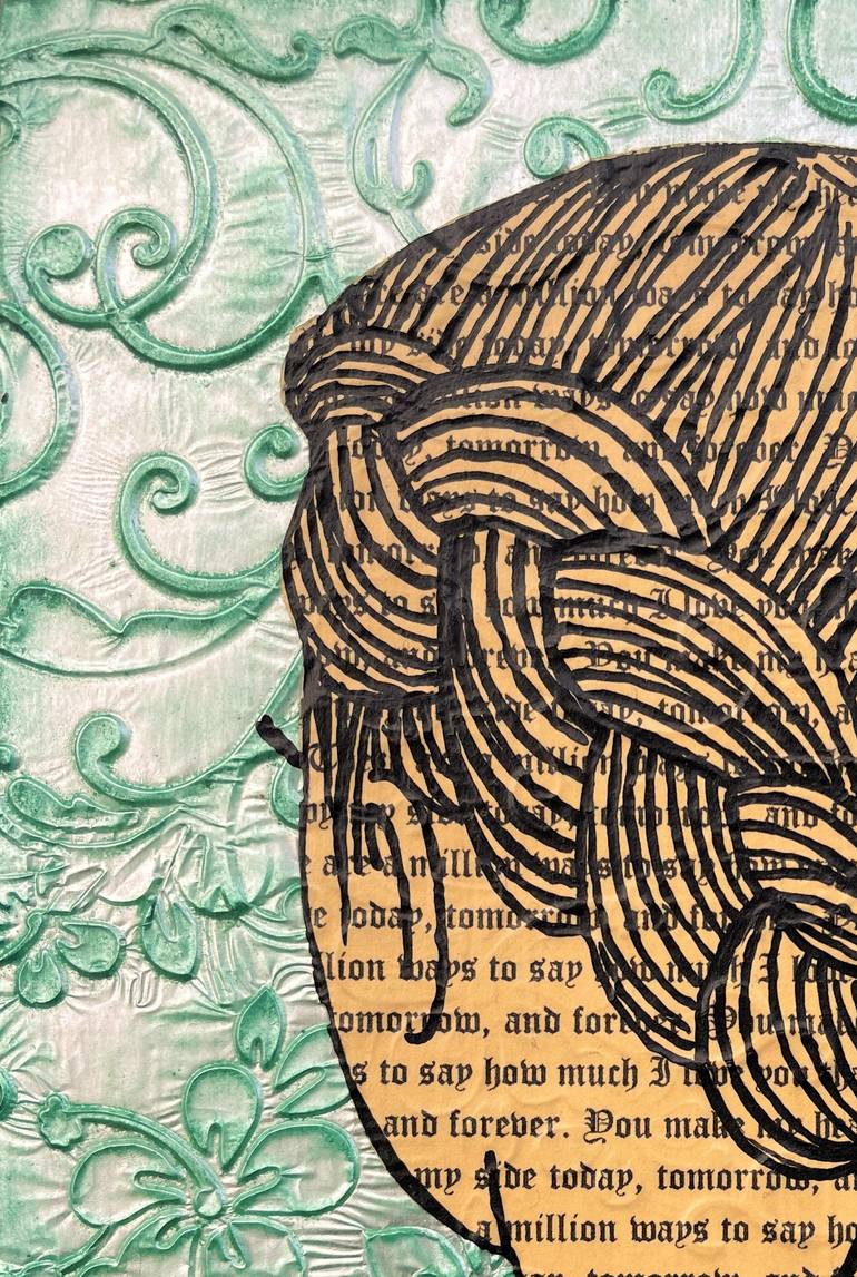 Original Pop Art People Collage by Martina Niederhauser-Landtwing