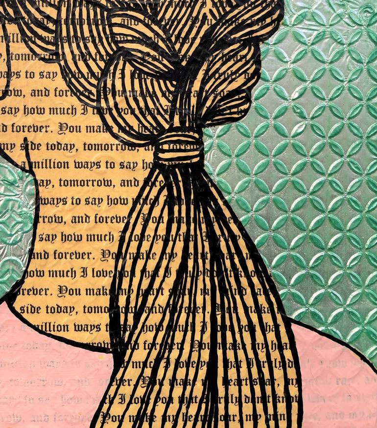 Original Pop Art People Collage by Martina Niederhauser-Landtwing