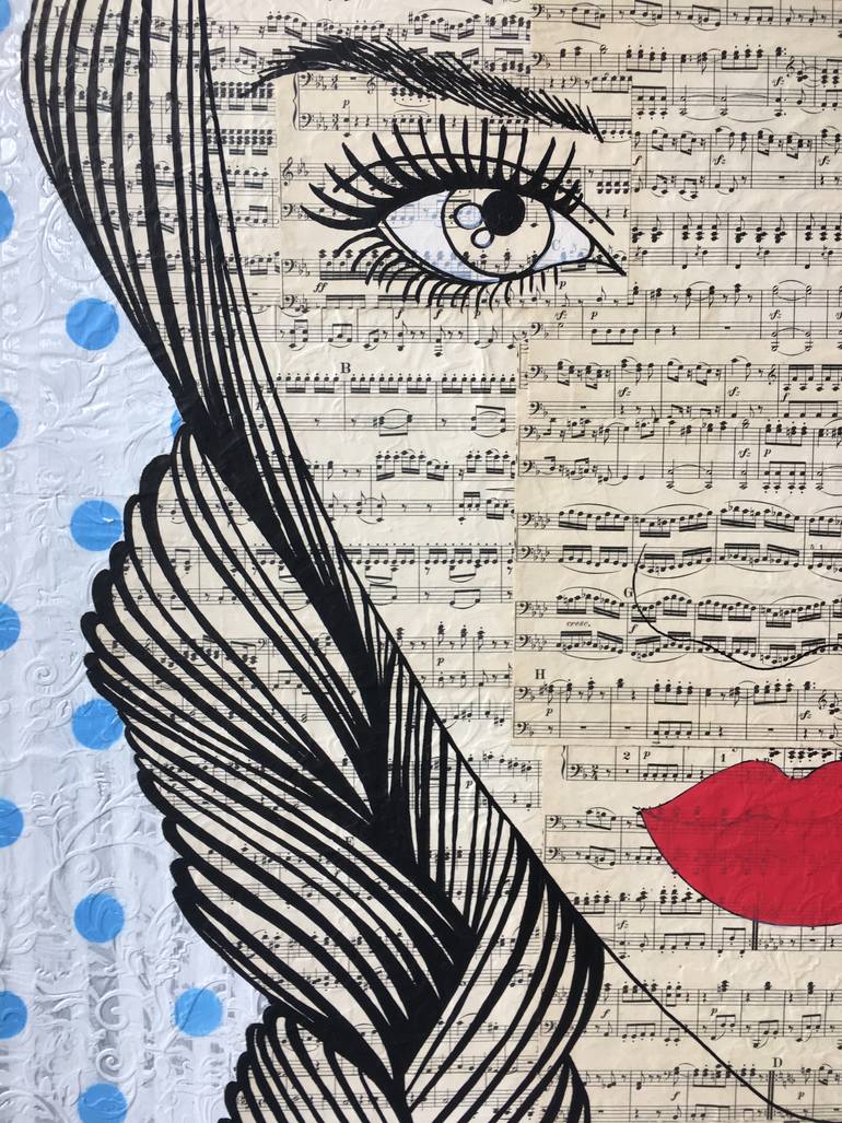 Original Portraiture People Painting by Martina Niederhauser-Landtwing