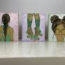3 paintings .... they all match very well