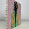 sideview: all 4 sides are a collage of sheet music pages