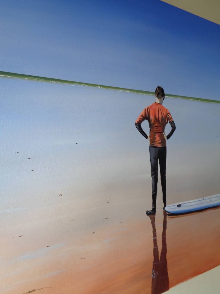 Original Figurative Beach Painting by Cathal Gallagher