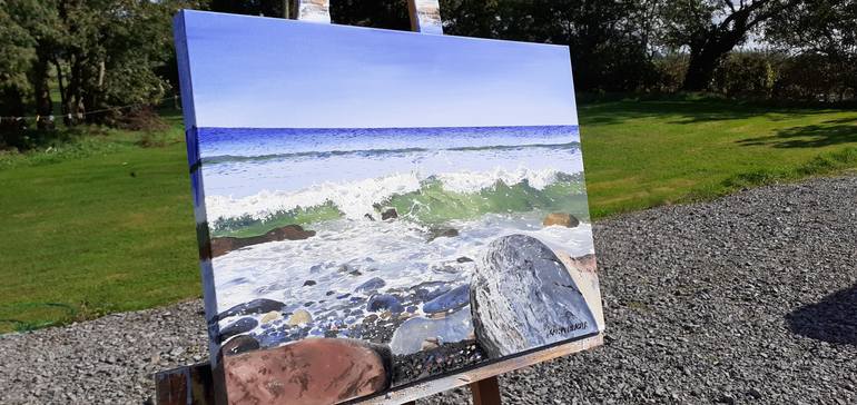 Original Fine Art Seascape Painting by Cathal Gallagher