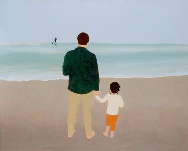 Original Figurative Family Paintings by Lee Heinen