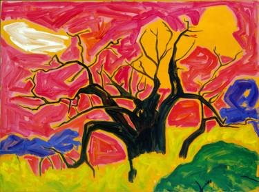 Print of Expressionism Tree Paintings by Lee Heinen