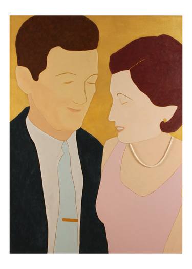 Print of Art Deco Love Paintings by Lee Heinen