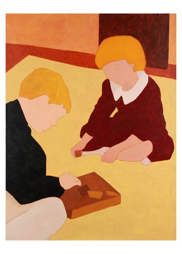 Print of Figurative Children Paintings by Lee Heinen