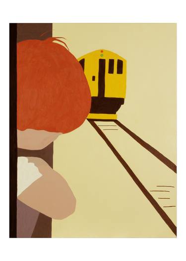 Print of Fine Art Train Paintings by Lee Heinen