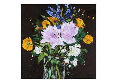 Original Expressionism Floral Paintings by Lee Heinen