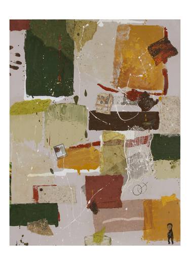 Original Abstract Collage by Lee Heinen