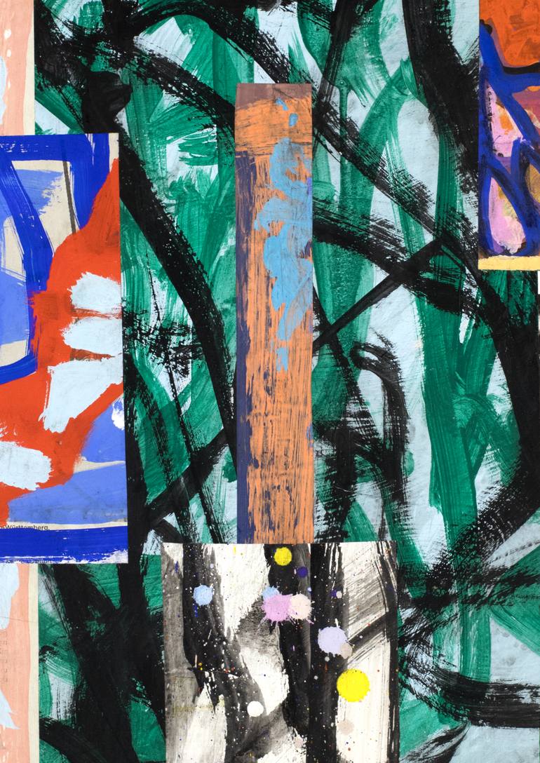 Original Abstract Expressionism Other Painting by Ahmed Borai