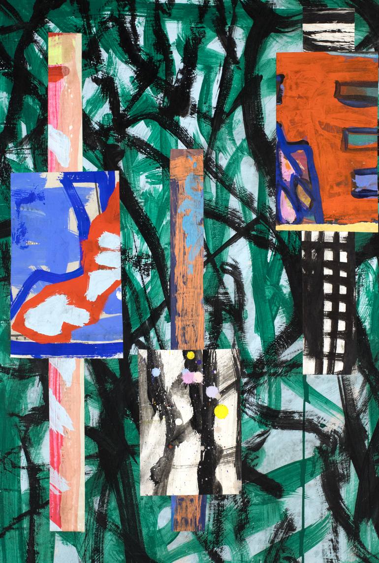 Original Abstract Expressionism Other Painting by Ahmed Borai