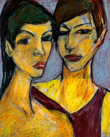 Original Expressionism Women Drawings by Ahmed Borai