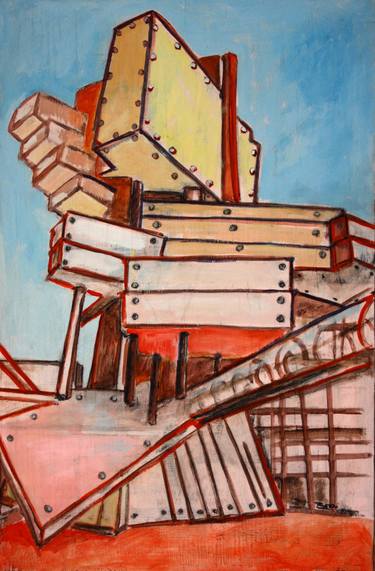Original Architecture Paintings by Ahmed Borai