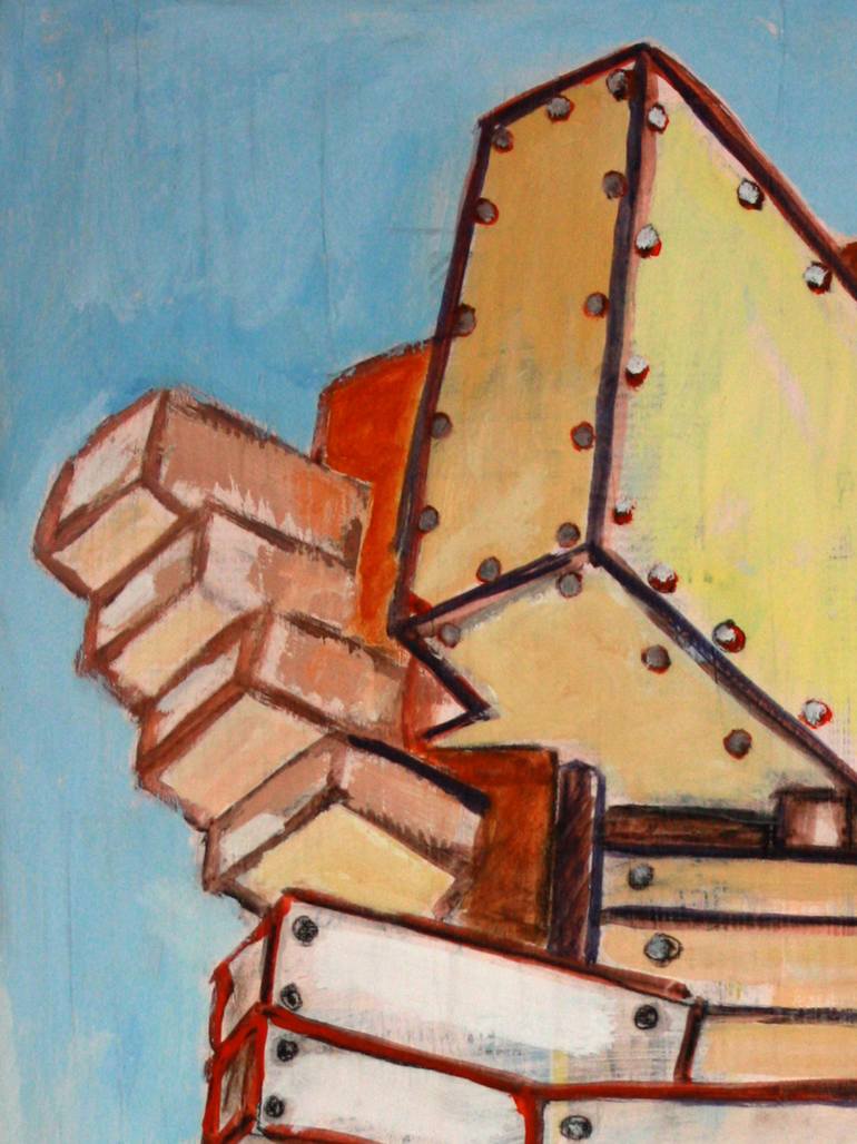 Original Illustration Architecture Painting by Ahmed Borai